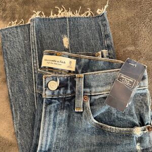 Abercrombie & Fitch High Rise Blue Jeans